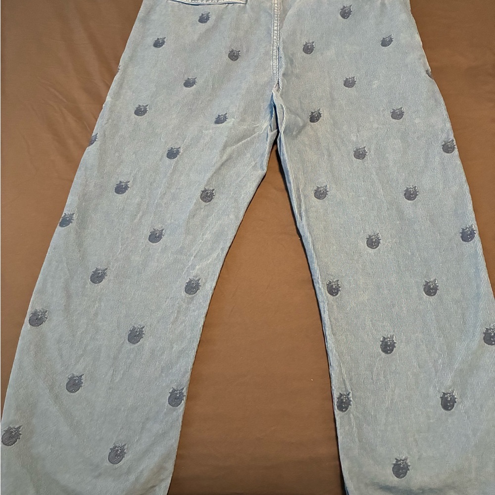 Lee x The Hundreds baby blue cords